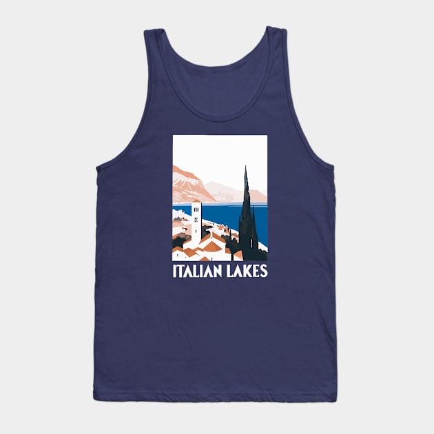 Italian Lakes Tank Top by Widmore